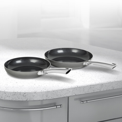 Morphy Richards Morphy Richards 973015 Accents Frying Pan Set, Titanium, 2 Piece 1