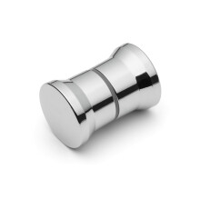 Shower Door Handle/Knob Silver Plastic High Quality L-ABS