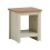 Timber Art Design UK Lisbon Side Lamp Table Bedside Cabinet With Open Storage Shelf Cream 5