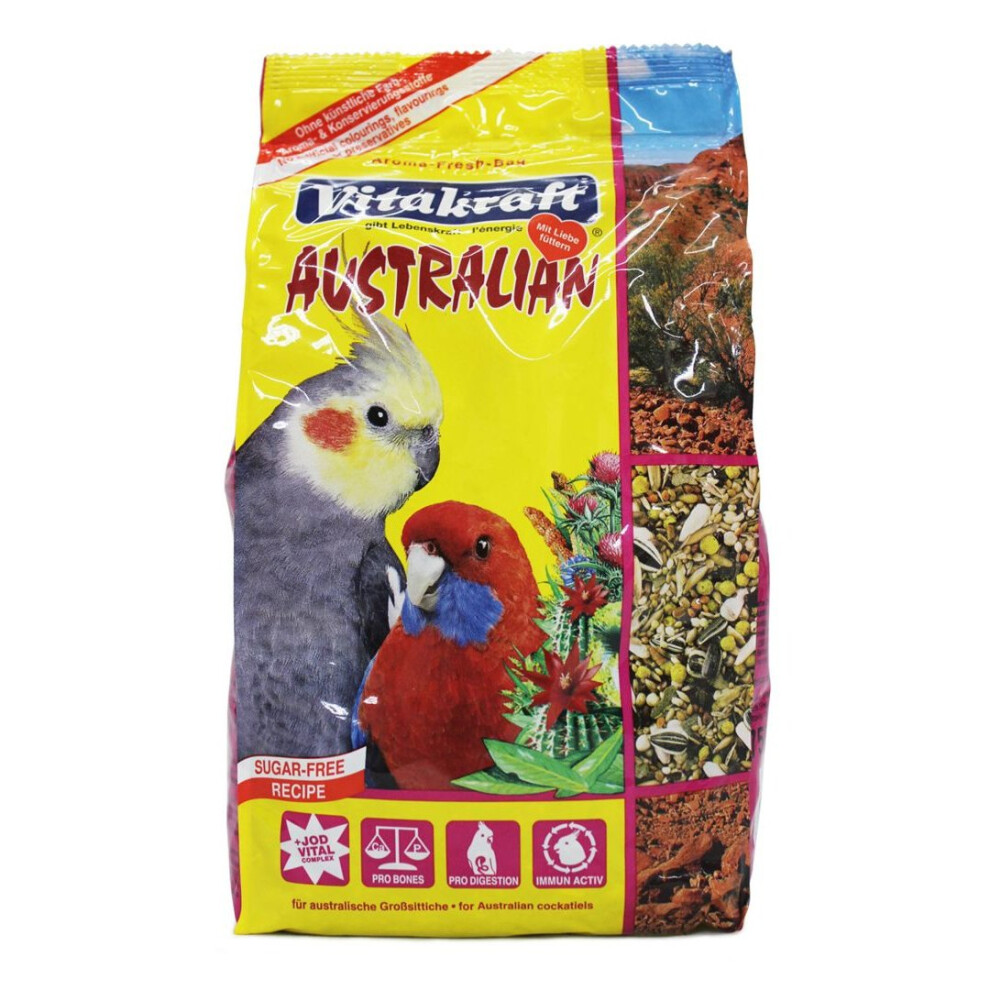 Vitakraft Australian Parrot Food 750g (Pack of 5)