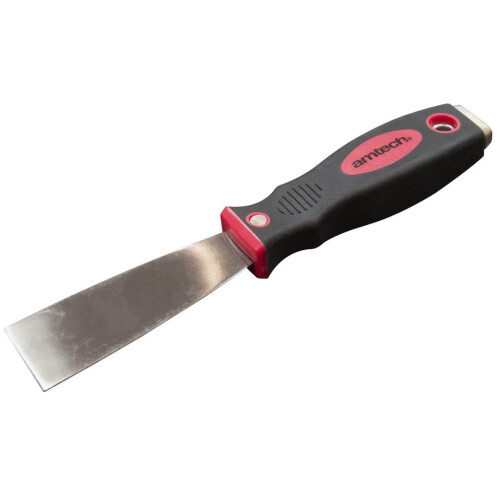 1.5'' Paint Scraper Tempered Spring Steel Blade Soft Handle Builder Amtech G0670