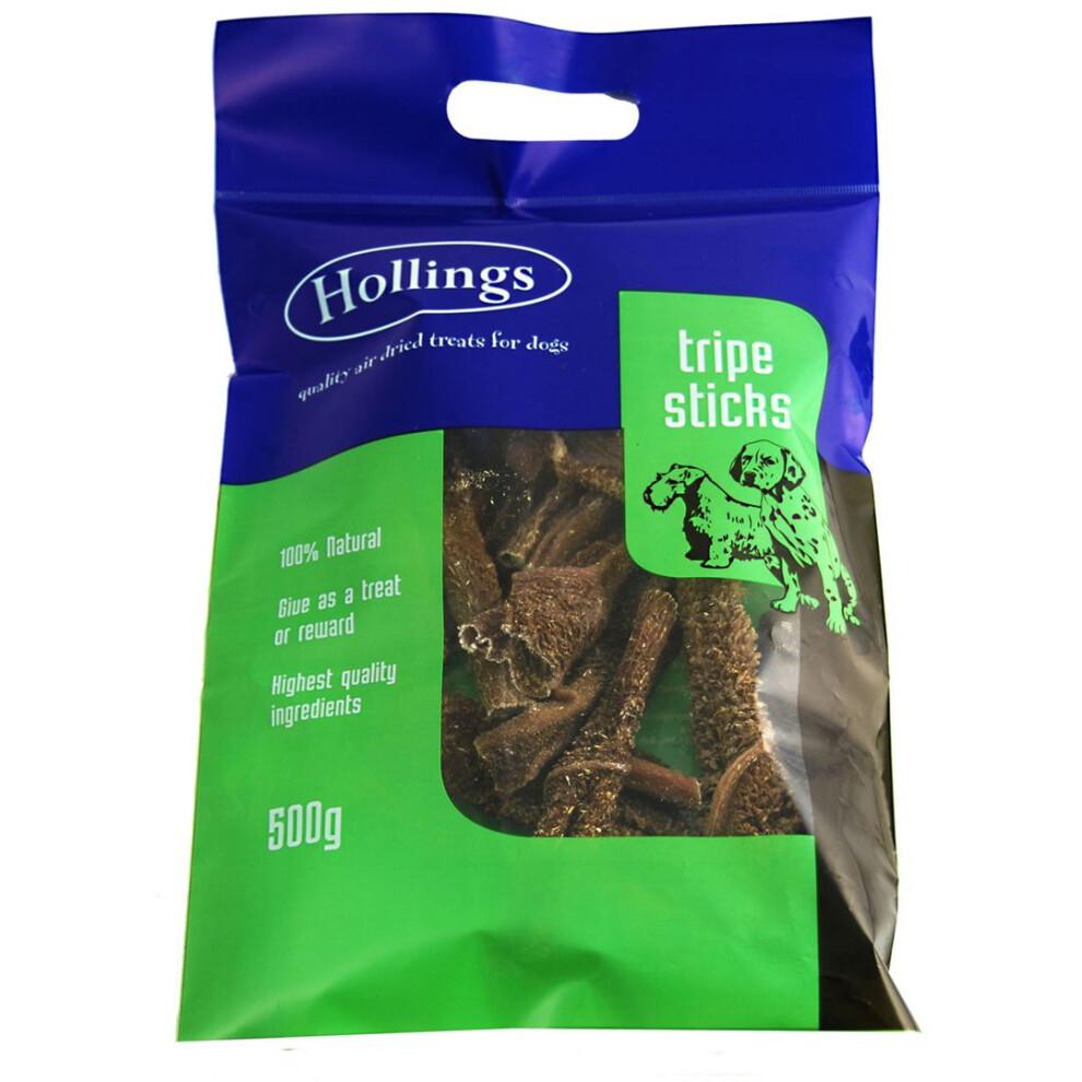 Hollings Sticks Tripe Carrier Bag 500g (Pack Of 5)