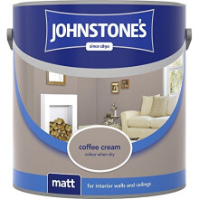 (Coffee Cream, 2.5L) Johnstone's Matt Emulsion | Matt Wall Paint
