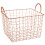 Premier Housewares Premier housewares Vertex Wavy Grid Rectangular Wire Basket 3