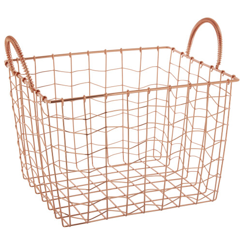 Premier Housewares Premier housewares Vertex Wavy Grid Rectangular Wire Basket 2