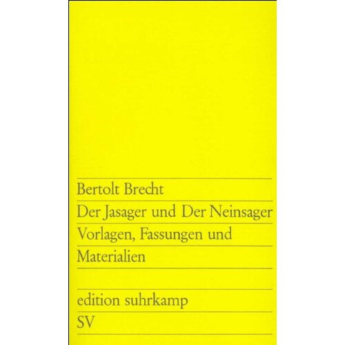 Der Jasager Und Der Neinsager