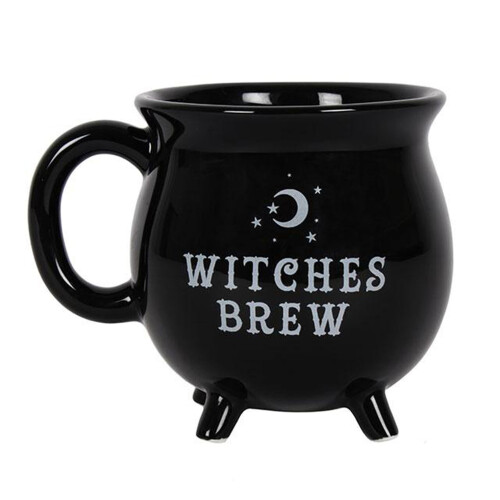 Witches Brew Cauldron Mug Black 2