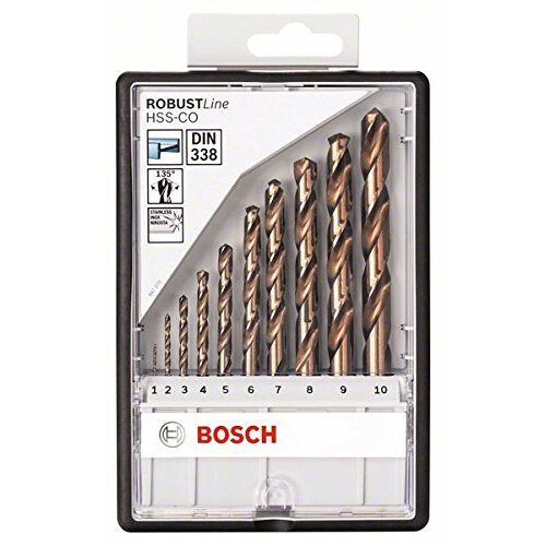 Bosch Forets à métaux - BOSCH - Robust Line - Set de 10 - HSS-Co - Pointe de perçage 135 2