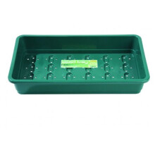 Standard Seed Tray Green With Holes Home Gardening