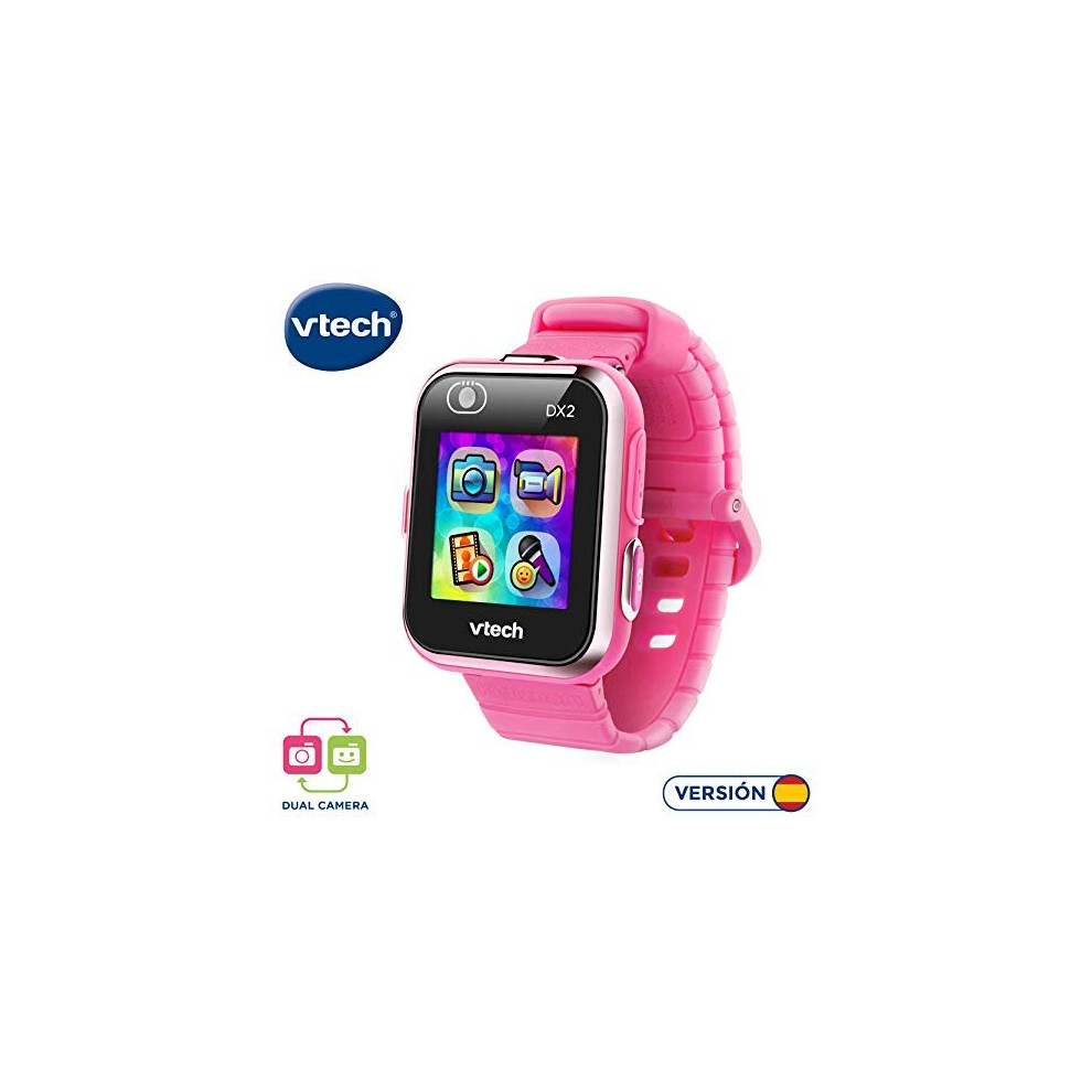 VTech Kidizoom DX2 Smart Watch with Dual Camera, for Children pink