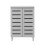 Timber Art Design UK 4 Tier Shoe Storage Cabinet 2 Door Cupboard Stand Rack Unit Grey 3