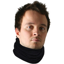 Black BikeIt Thermal neck tube unisex wind protection motorcycle