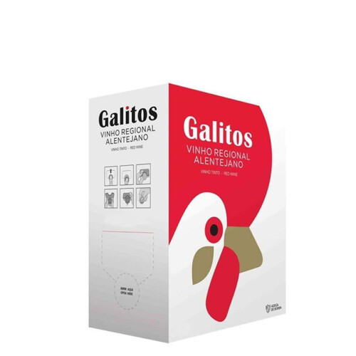 Galitos Red Wine BAG-IN-BOX - 2 x 5 Lt