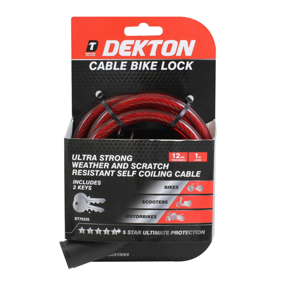 BIKE LOCK 12MM X 1M