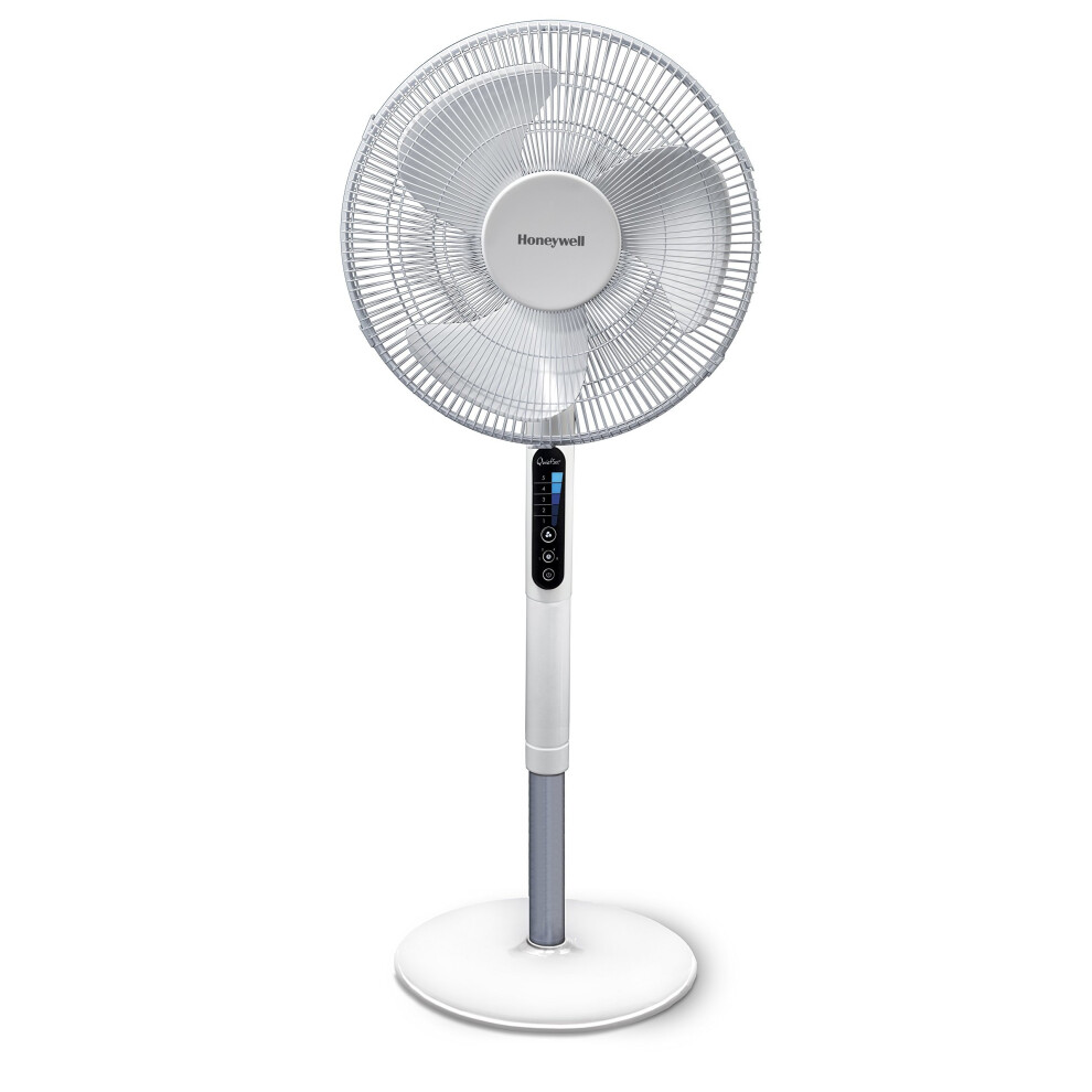 Honeywell HSF600WE Advanced Quietset Oscillating Stand Fan with Noise Reduction Technology