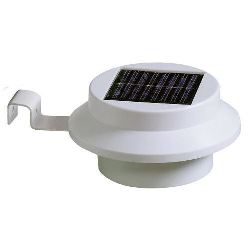 Solarize Set of 4 Gutter Fence Lights (White) 1