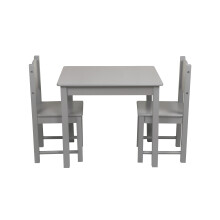 (grey table and chair set ) Kids' Table And Chair Set