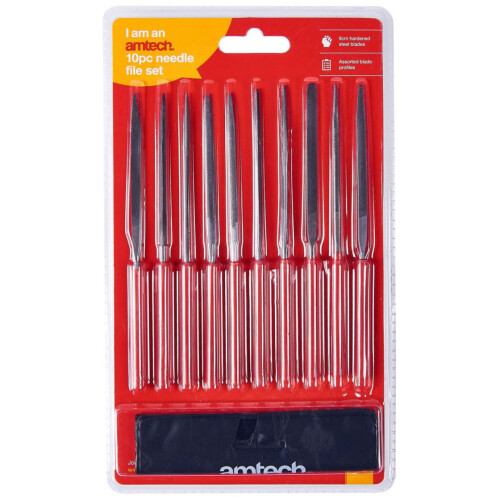 10Pc Mini Needle File Set Precision Micro Files Craft Metal Work Amtech E1750 2