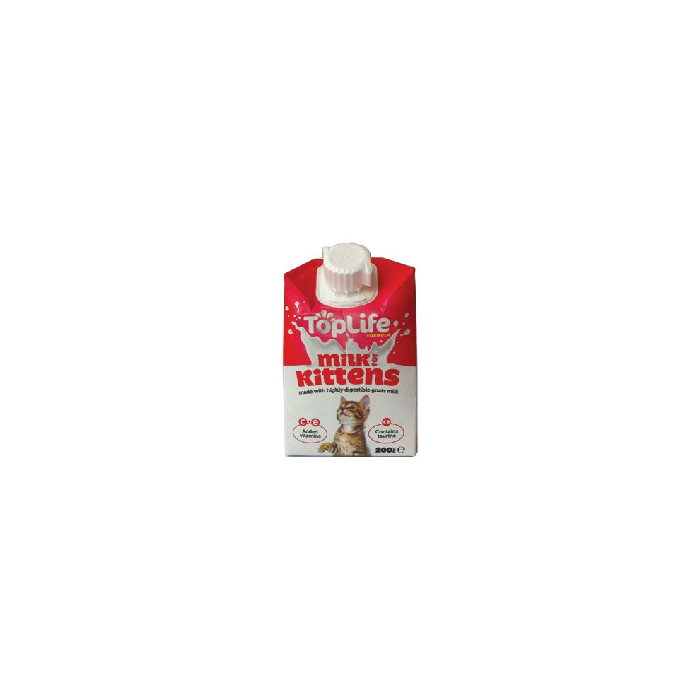 Toplife Formula Kitten Milk 200ml (Pack of 18)