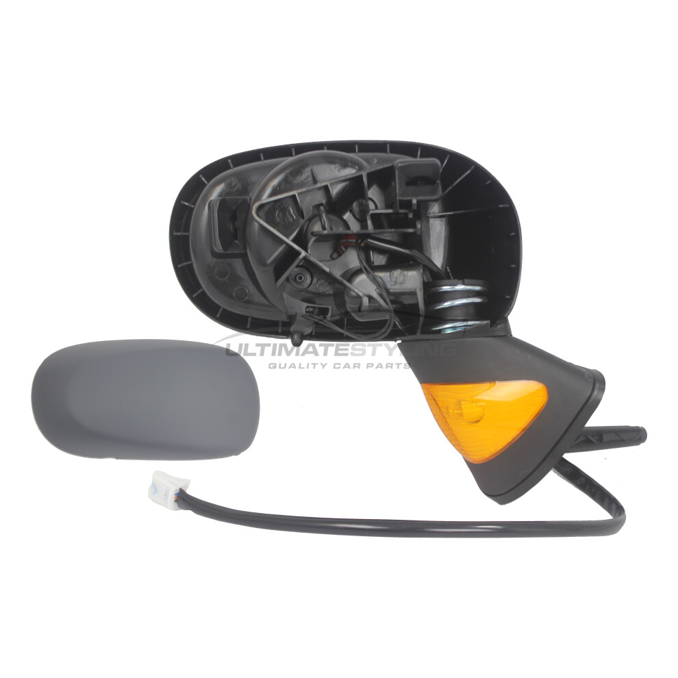 Renault Modus Hatchback 2004-12/2006 Electric Mirror Primed Drivers Side O/S 5057795159302