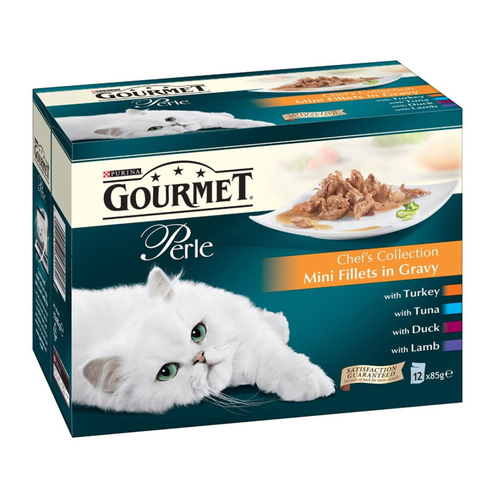 Purina Gourmet Perle Pouch Chefs Selection 12X85g (Pack Of 4)