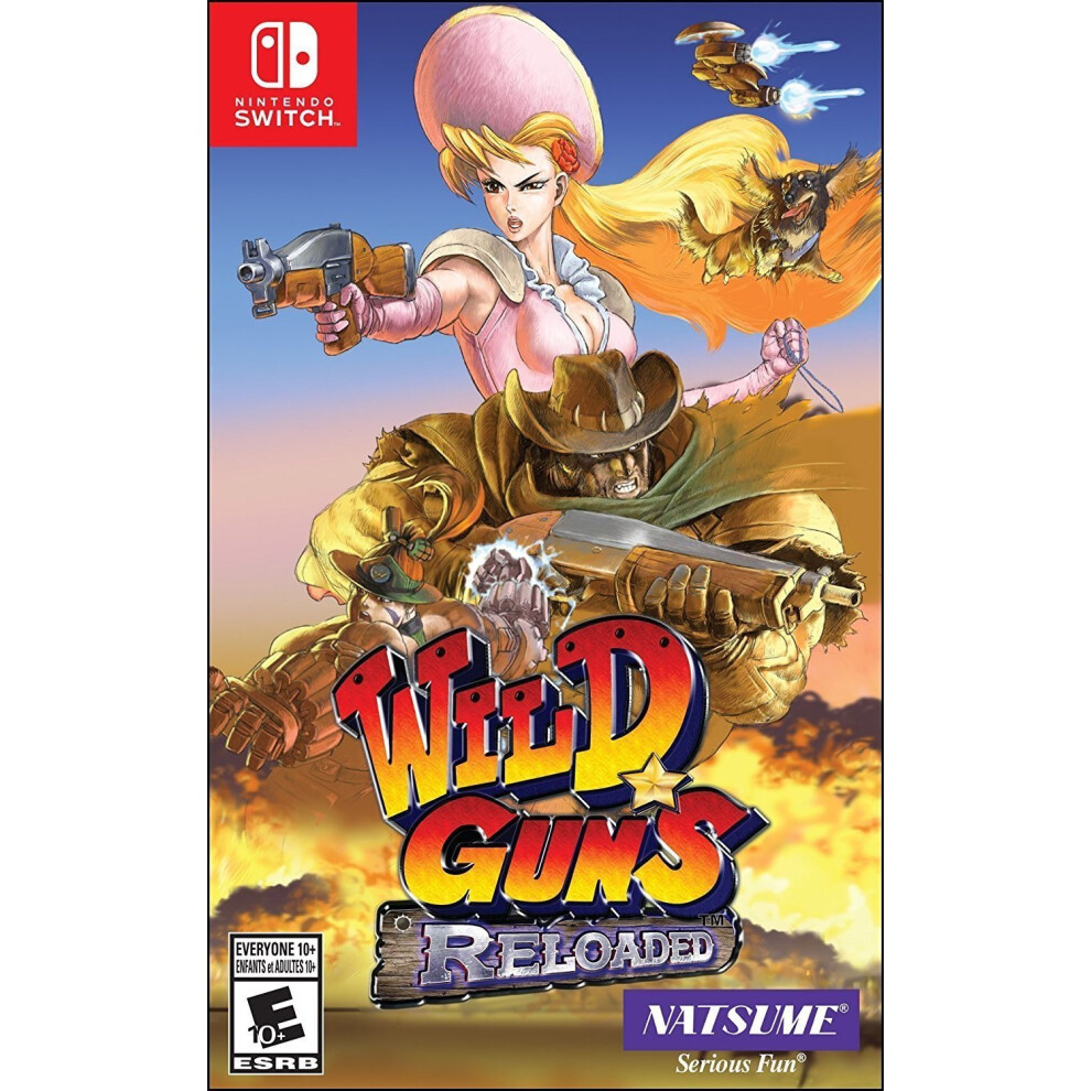 Wild Guns Reloaded Nintendo Switch Game (#) 719593180012