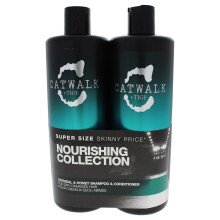Catwalk Oatmeal & Honey Kit by TIGI for Unisex - 2 Pc Kit 25.36 oz Shampooing, 25.00 oz Conditionneur