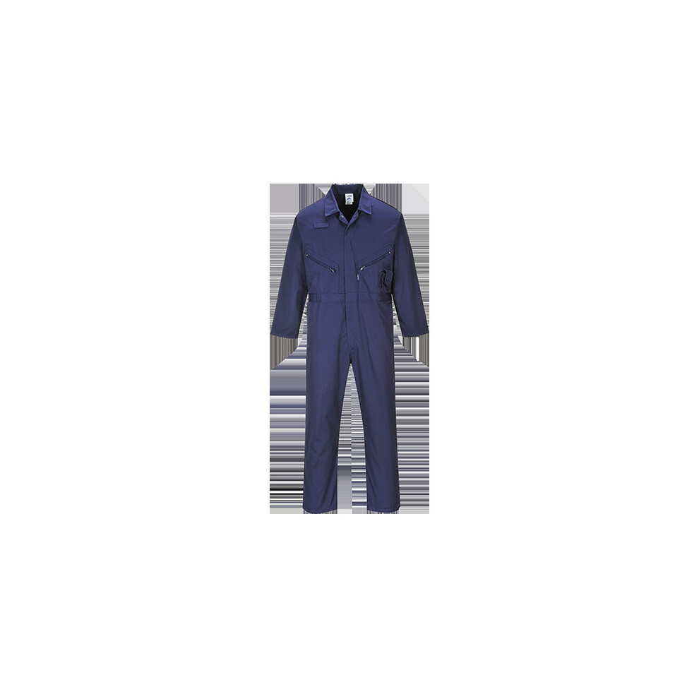 (Navy Blue, 2XL) Zip Boilersuit 5036108141081
