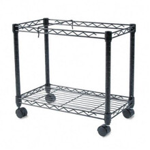 Fellowes 45081 High-Capacity Mobile File Cart 24w x14d x 20-1/2h Black