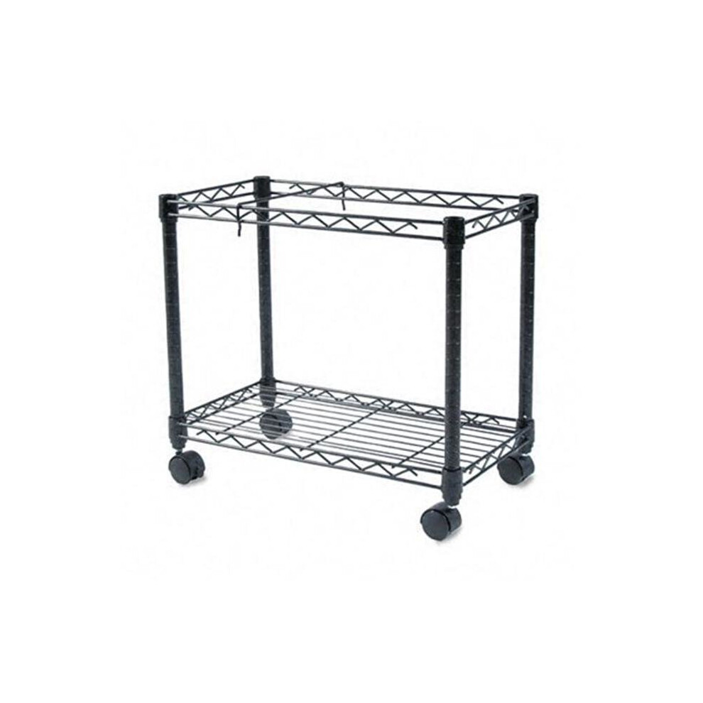 Fellowes 45081 High-Capacity Mobile File Cart  24w x14d x 20-1/2h  Black