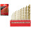 Dekton 13pc HSS Drill Metal Bits Set Titanium Coated 1/4" Hex Fits Impact Driver 1