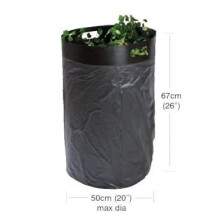 Easy Fill Bag Loader Polypropylene Black Bin
