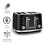 Morphy Richards Morphy Richards Vector 4 Slice Toaster 248131 Black Four Slice Toaster Black Toaster 3