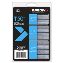 Arrow Fastener 50MP 1875 Count Multi T50 Staple