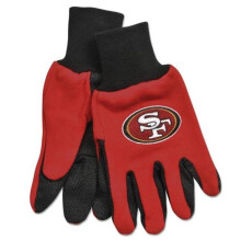 San Francisco 49ers Two Tone Adult Size Gloves