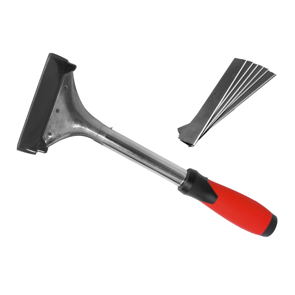 Dekton 300Mm Razor Blade Scraper Tool Paint Wallpaper Remover Stripper 4" Blades 5055441428888