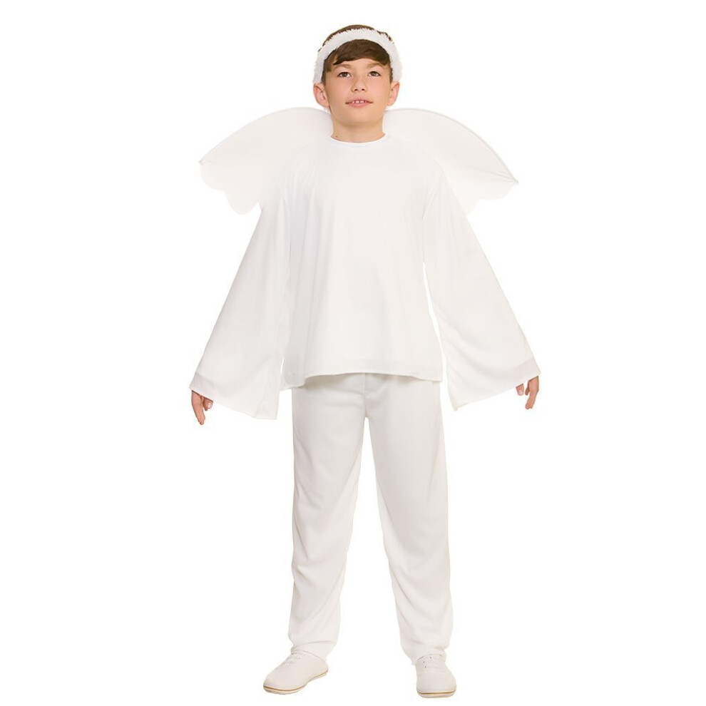 Wicked Costumes (Small) Kids Christmas Nativity Angel Costume White