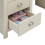 Timber Art Design UK Lisbon Dressing Table 3 Drawer Set Cream Makeup Desk Stool Mirror 7