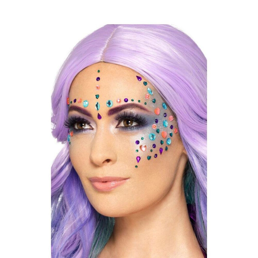 Smiffy's Jewel Face Gems - Default Title Multicoloured
