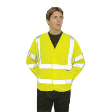 (Yellow, XX3X) Hi-Vis 2 Band Jacket