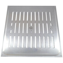 Bulk Hardware BH00357 Adjustable Hit and Miss Air Vent Grille, 240 x 240 mm (9.45 x 9.45 inches) - Aluminium