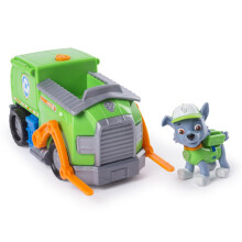 Paw Patrol Rockys Recycle Truck Vehicle with Collectible Figure Preschool Toys for Boys & Girls Ages 3 and Up