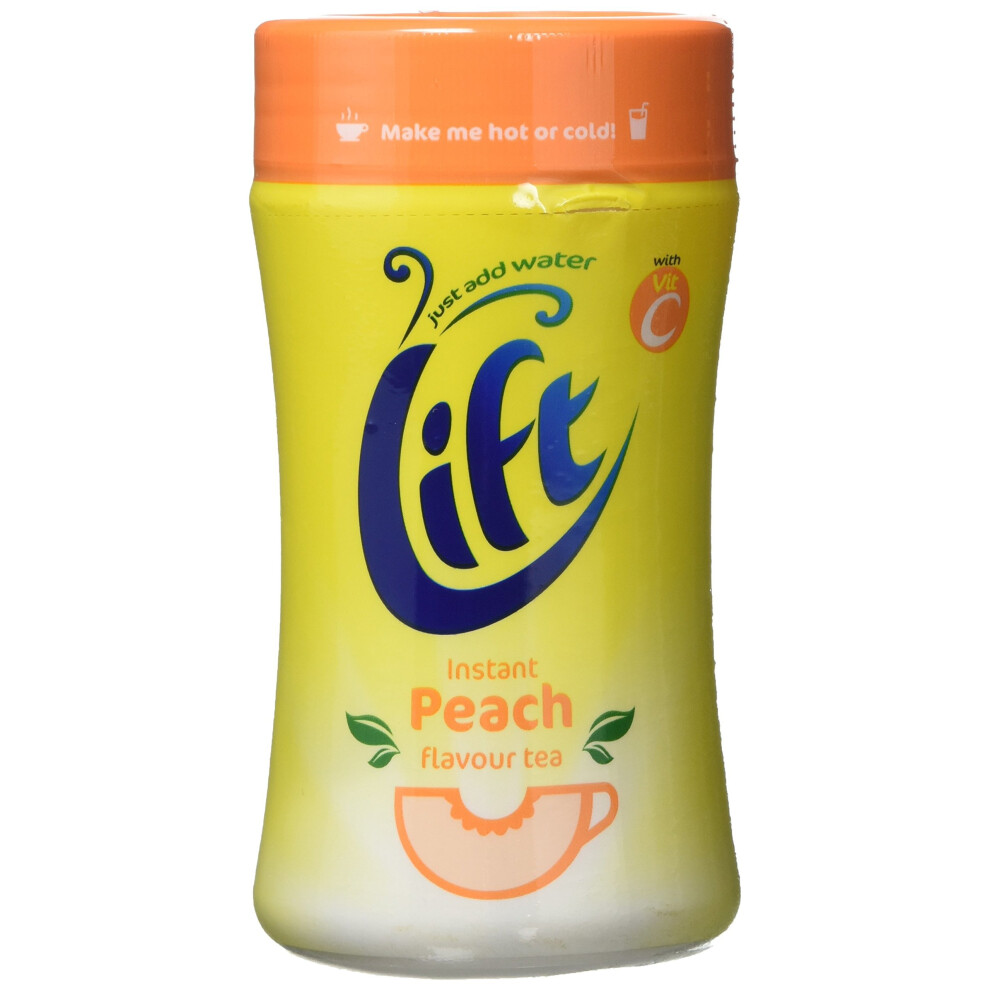 Lift Instant Peach Flavoured Tea 300 g (Pack of 6) - Vitamin C Boost HJ8U
