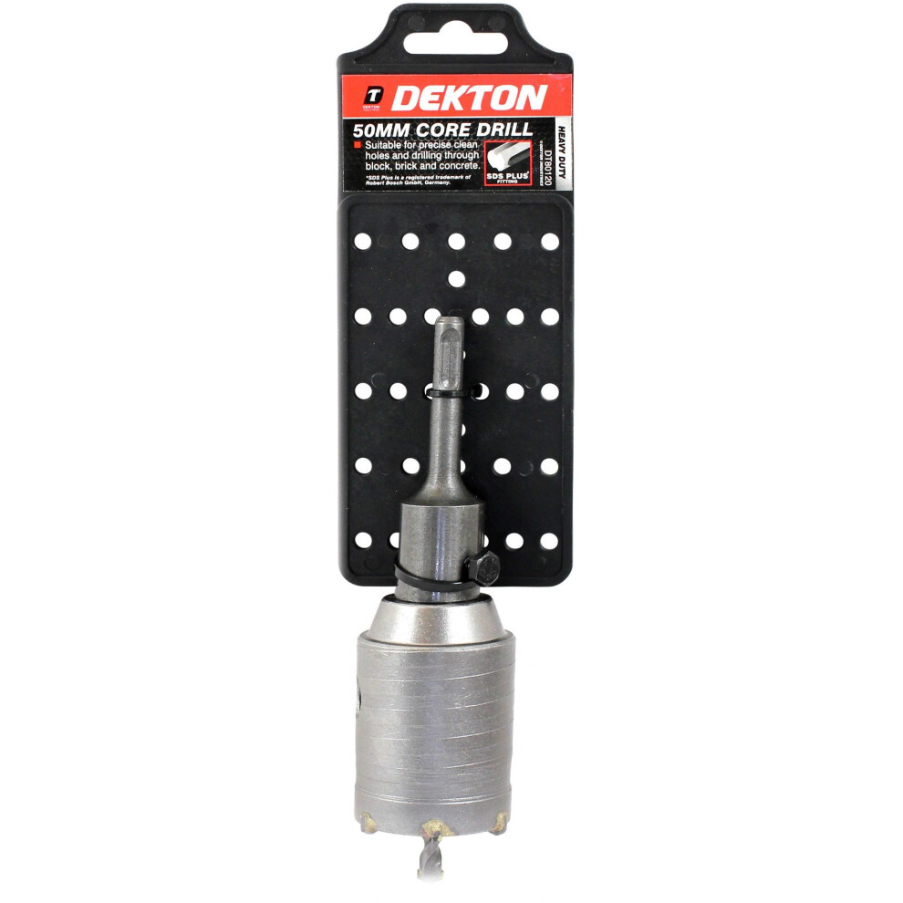 Dekton 50Mm Sds Core Bits Masonry Concrete Brick Block Waste Pipe 5055441405612