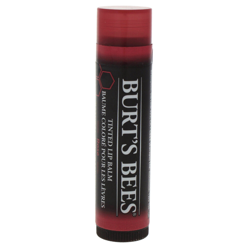 Tinted Lip Balm - Rose by Burts Bees for Unisex - 0.15 oz Lip Balm