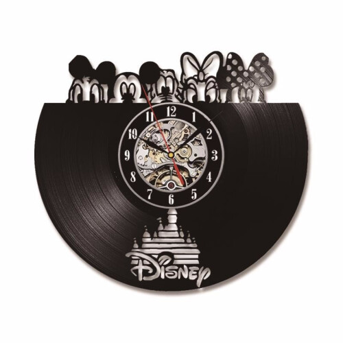 Fancylife Mickey Mouse & Friends LED Vinyl Record Clock | LED Wall Clock