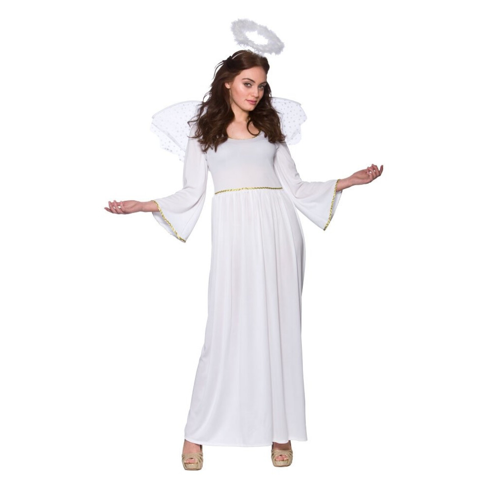 Wicked Costumes (Plus Size) Nativity Angel Costume | Christmas White,Silver,Gold