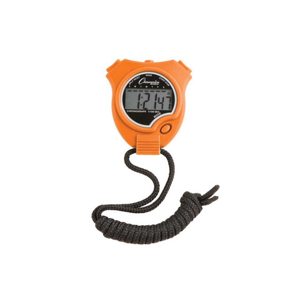 Champion Sports 910OR Stop Watch, Orange