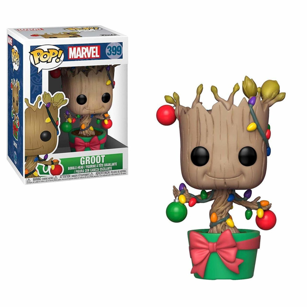 Marvel Holiday #399: Groot with Christmas Lights Ornaments