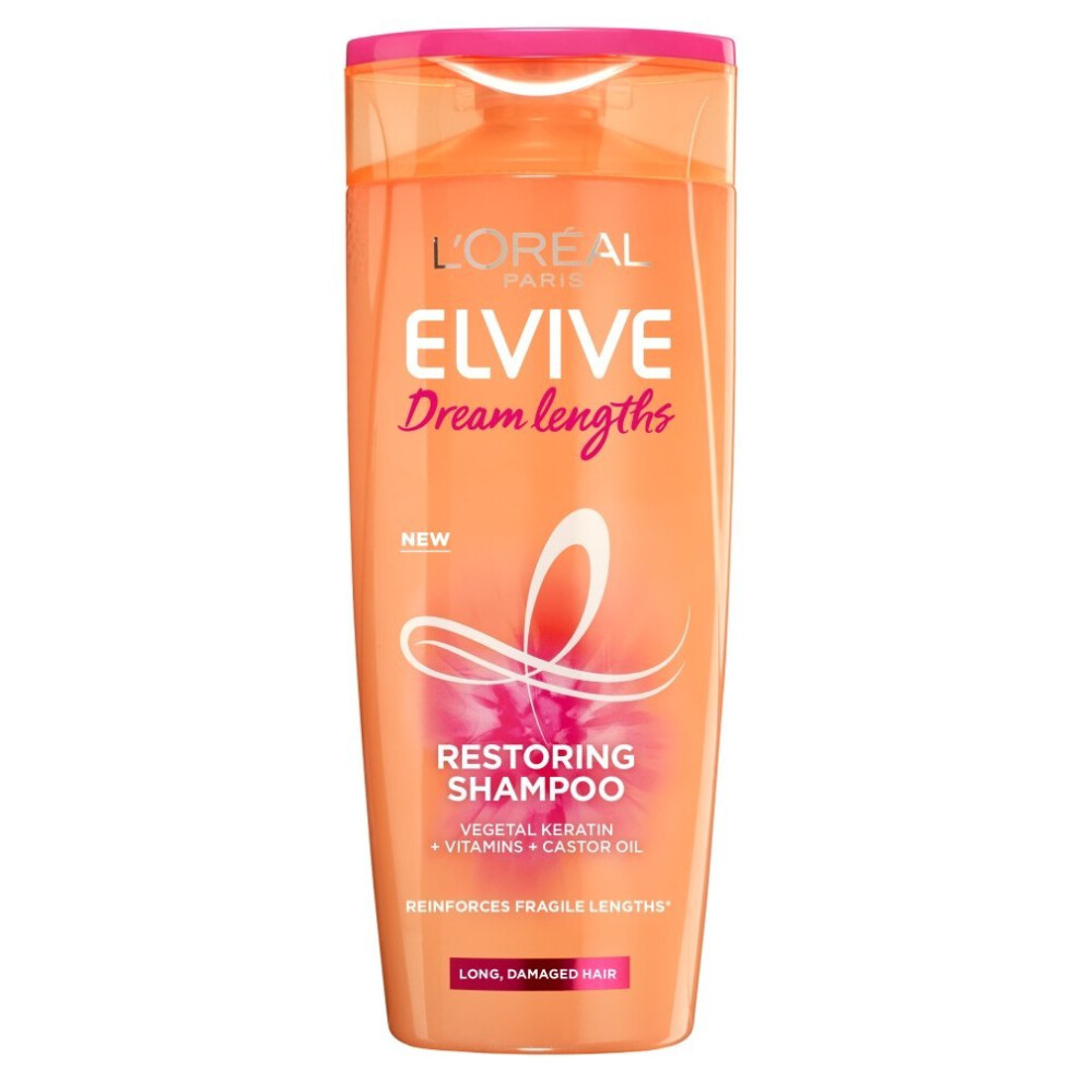 L'Oreal Elvive Dream Lengths Long Hair Shampoo, 400 ml